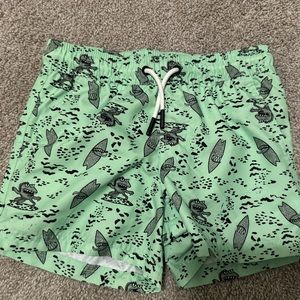 Little boys swim trunks in size medium